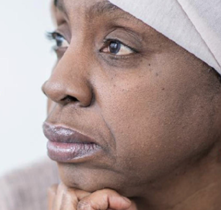 Patient reflecting during a cancer care journey
